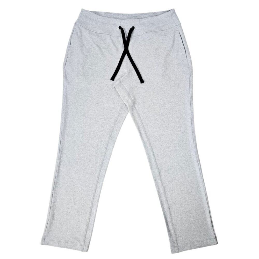 Greg Norman Luxe Fleece Womens Grace Light Grey Drawstring Golf Pants Size L NWT - Picture 2 of 14